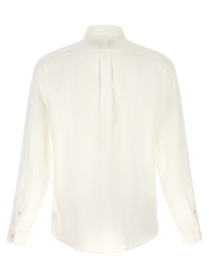 Polo Ralph Lauren Linen Shirt Shirt and Blouse - White | 7b87139ce9015873ecc2e42c88c76852cf9a3677