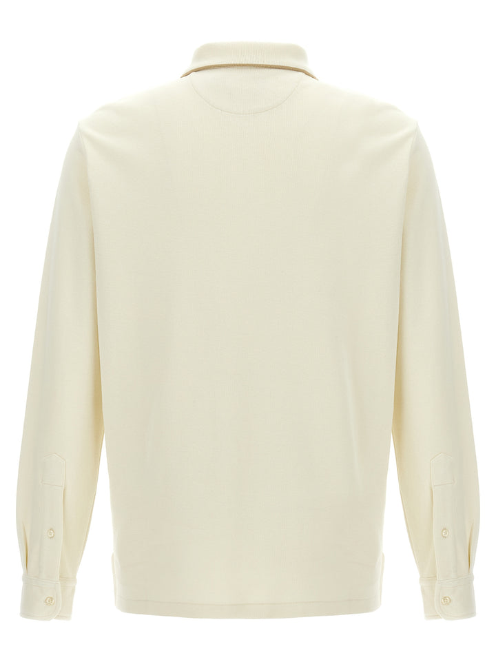 Polo Ralph Lauren Fleece Cotton  Shirt Polo - Beige | e8c7202482434d349f09b98c41770a3670f42988