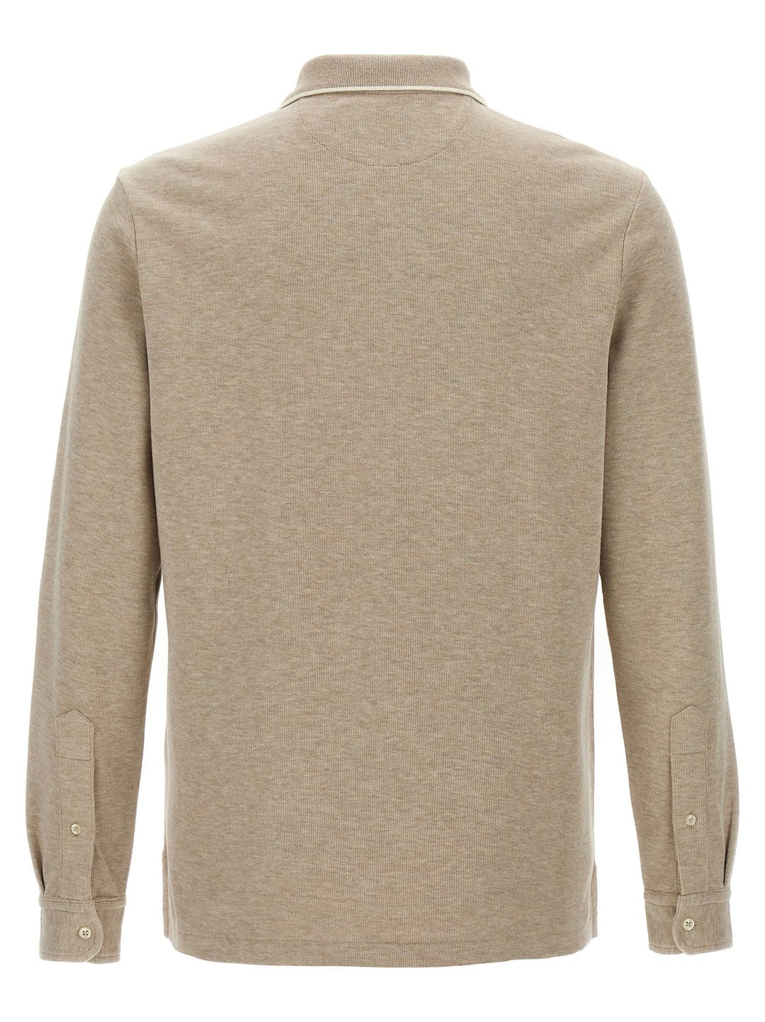 Polo Ralph Lauren Fleece Cotton  Shirt Polo - Beige | 0b42b4f77157e1d9a094dfc6309d46a49d615a0e