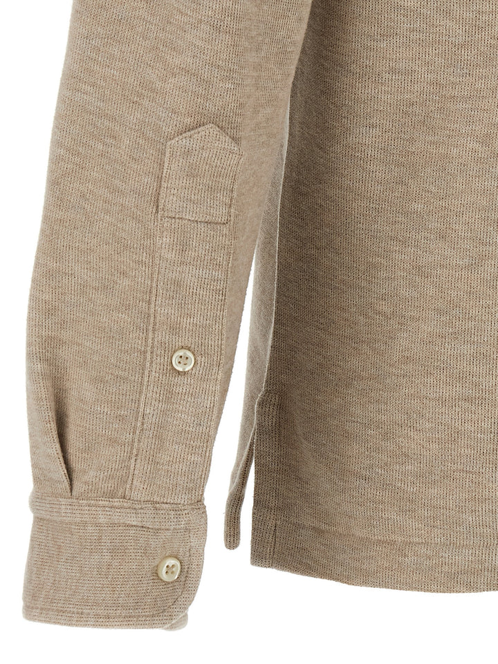 Polo Ralph Lauren Fleece Cotton  Shirt Polo - Beige | 78b93ba8fc1aad053677196e9fae35a1d6896901