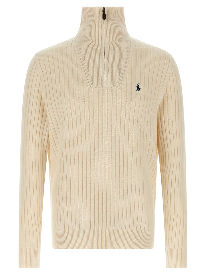 Polo Ralph Lauren Half Zip Sweater Sweaters and Cardigans - White | 7b5088088fd75f371c2f6cf73290c6b598c9b772