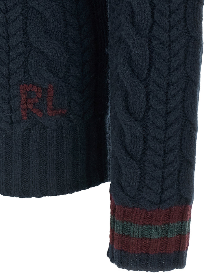 Polo Ralph Lauren Braided Sweater Sweaters and Cardigans - Blue | 47e151aab35eee0242aa3b0ba2126a48d63408d6