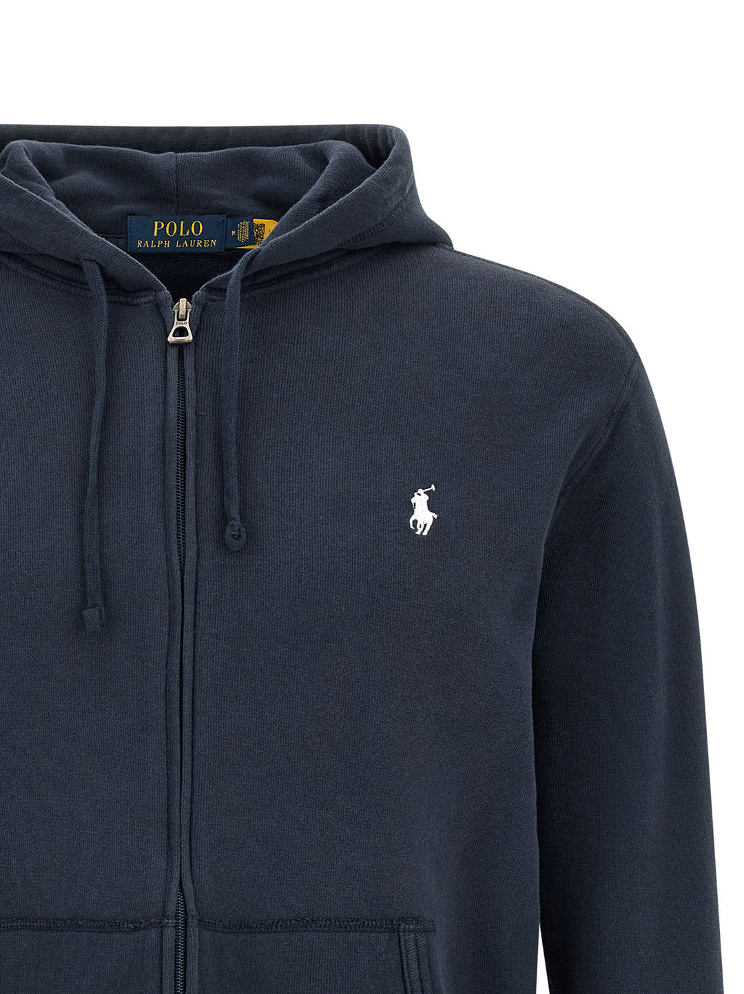 Polo Ralph Lauren Loopback Cotton Hoodie Sweatshirt - Blue | e0508037c1a4eb7e9ca25c5351b9782f0e8f9d44