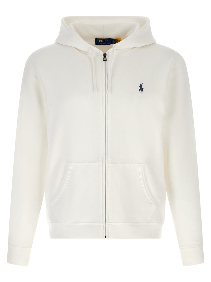 Polo Ralph Lauren Loopback Cotton Hoodie Sweatshirt - White | c2ca04d749837e8b49ed929dfdfc6baec075d0d5