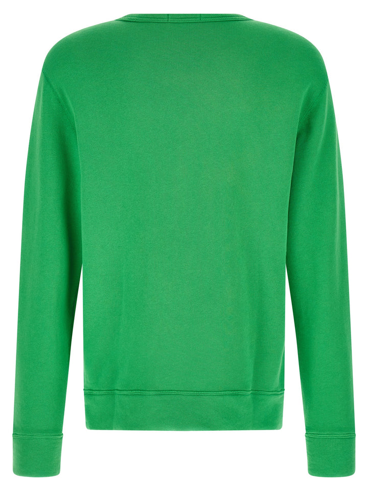 Polo Ralph Lauren Loopback Cotton Sweatshirt - Green | 7a19b9df62bcfad7a6d13f03a1c10511ed30fd27