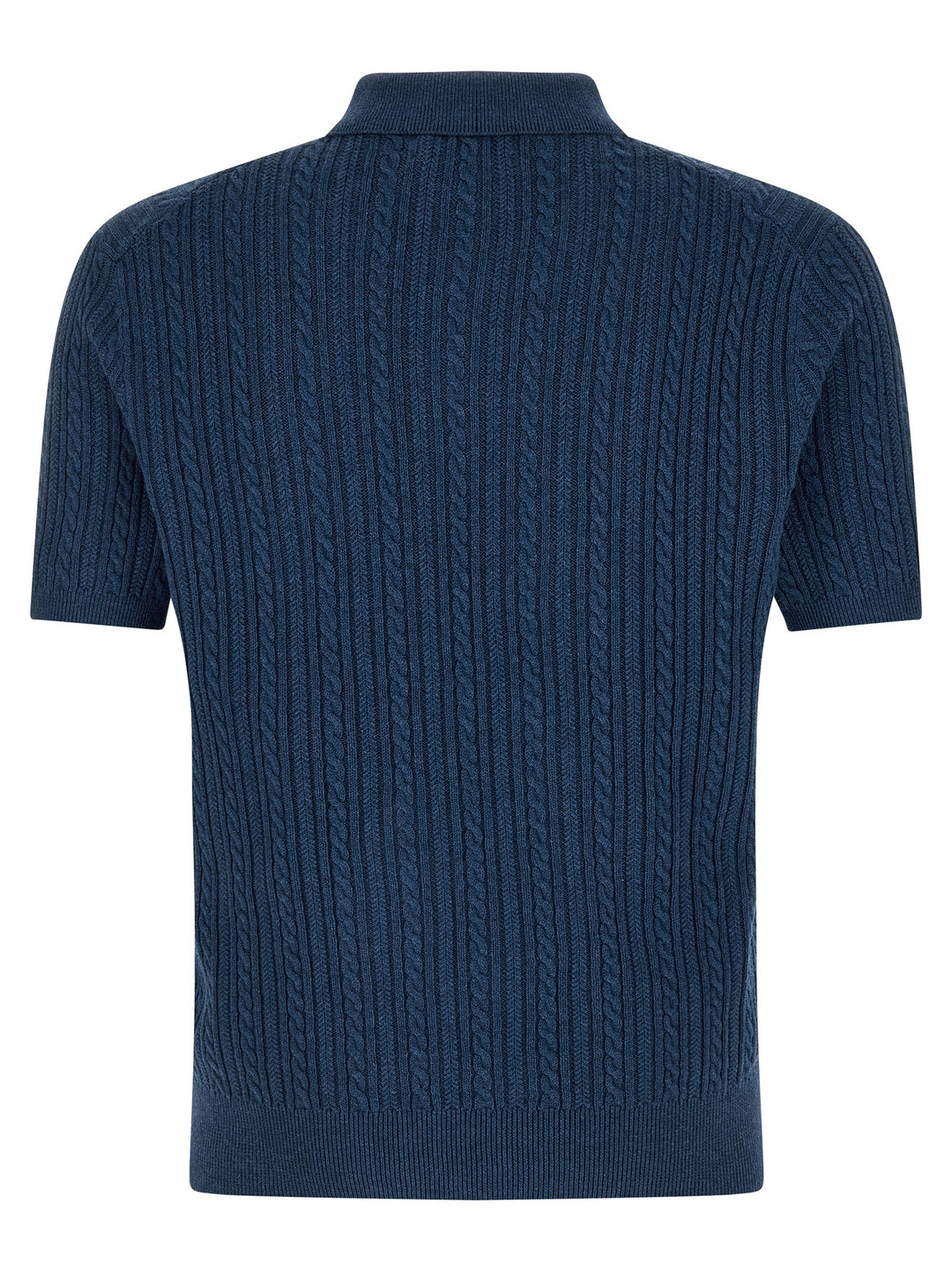Polo Ralph Lauren Braided  Sweater Polo - Blue | 03cfe4d989d7d5f38a9a40345466fc42bb91bb47