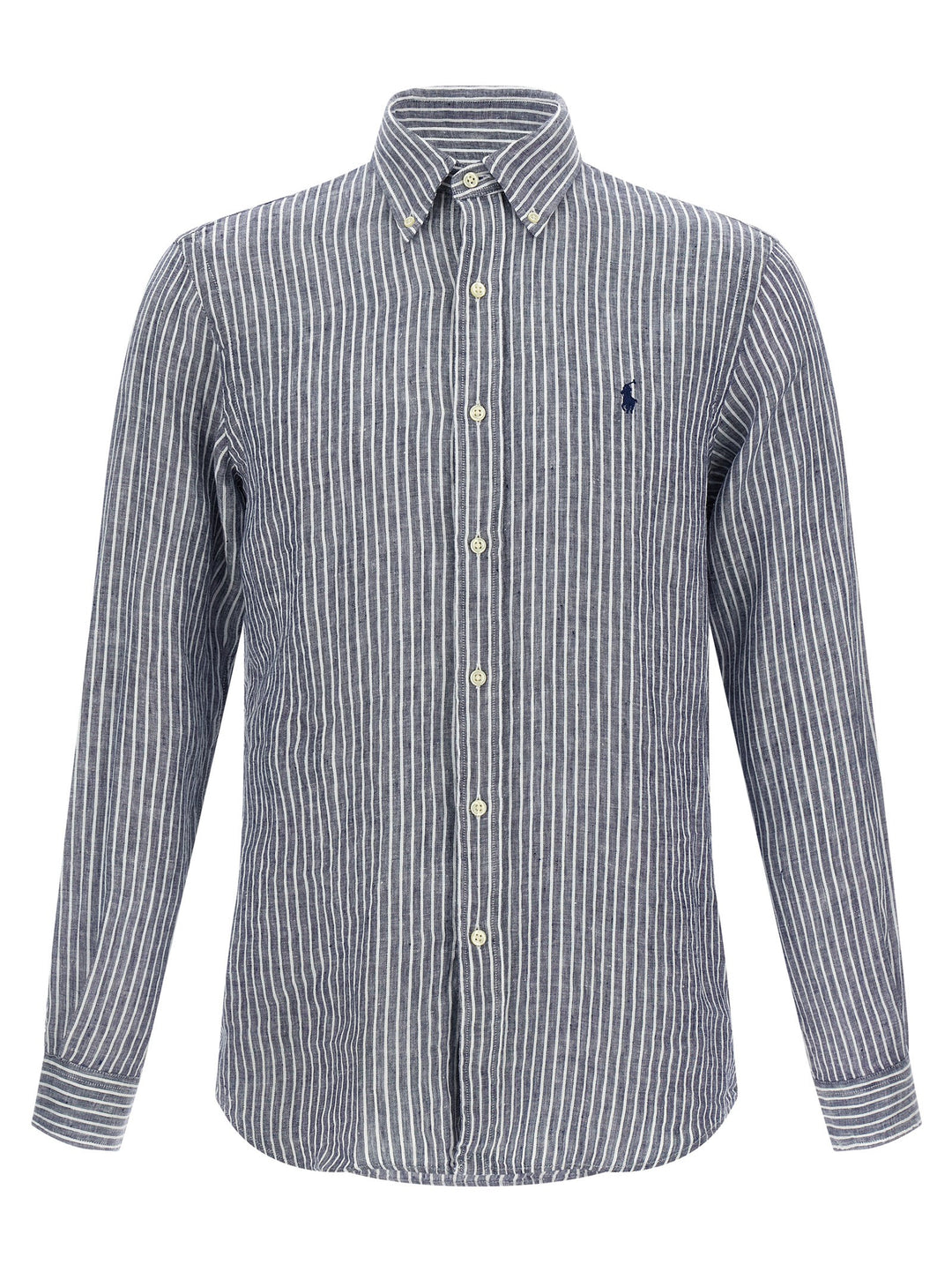 Polo Ralph Lauren Striped Men Shirt - Blue Polo Ralph Lauren Striped Men Shirt - Blue