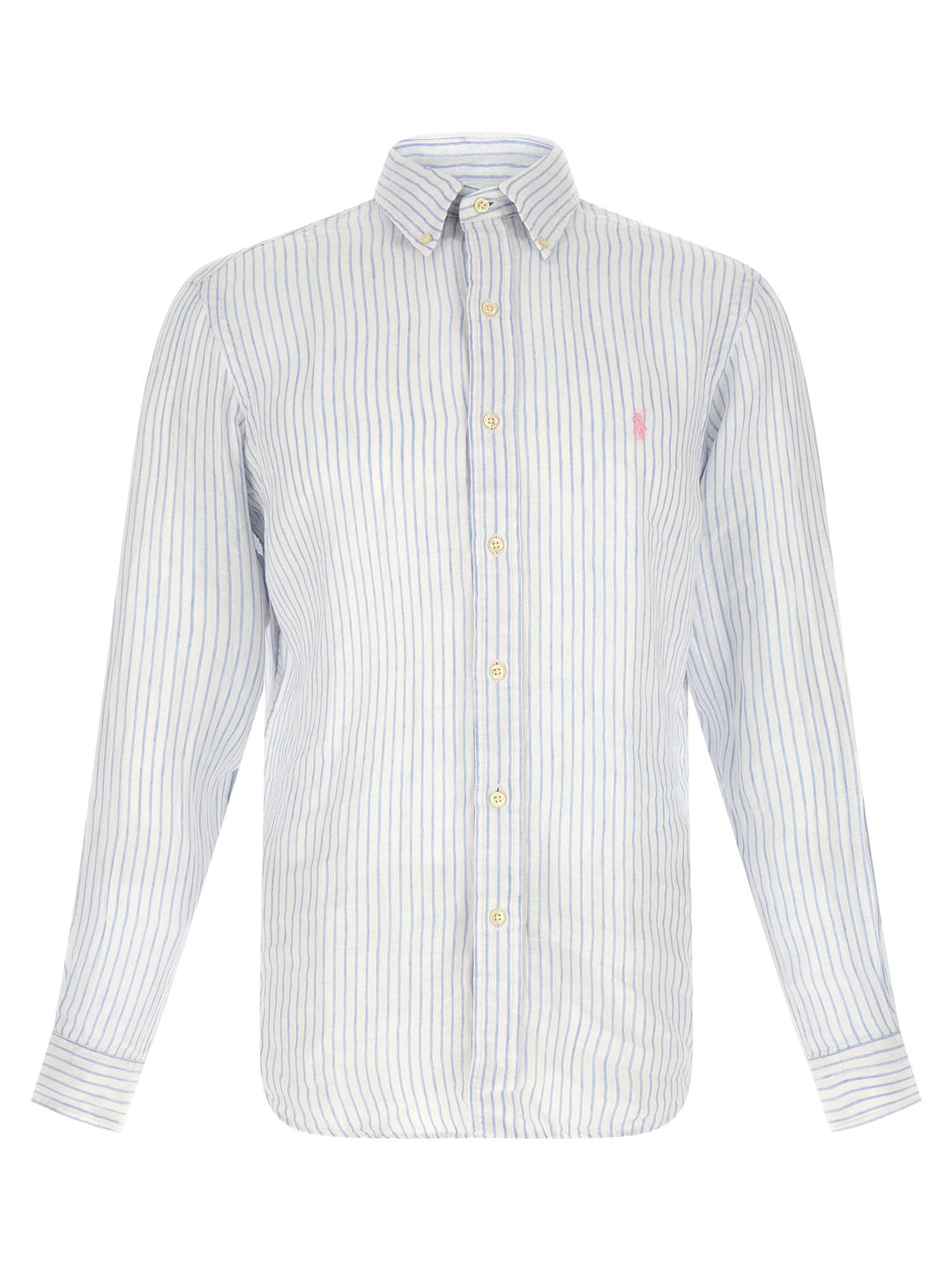 Polo Ralph Lauren Striped Shirt Shirt and Blouse - Light Blue | 5f7533daeb9522ddf3cd79d248aaa7baf37b469f