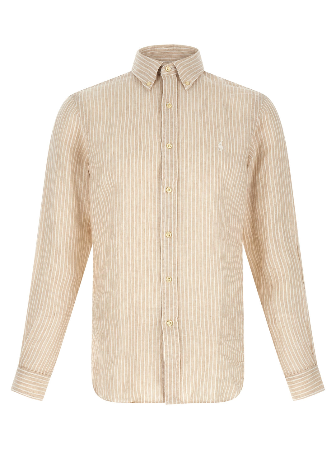 Polo Ralph Lauren Striped Shirt Shirt and Blouse - Beige | b7fe25073e91d6867cf09e784261ac02d1fd1a5e