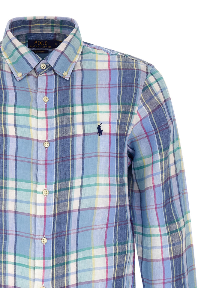 Polo Ralph Lauren Button-Down Shirt Shirt and Blouse - Light Blue | 90a07b5a618b453b47f549ef73f68724ab729147