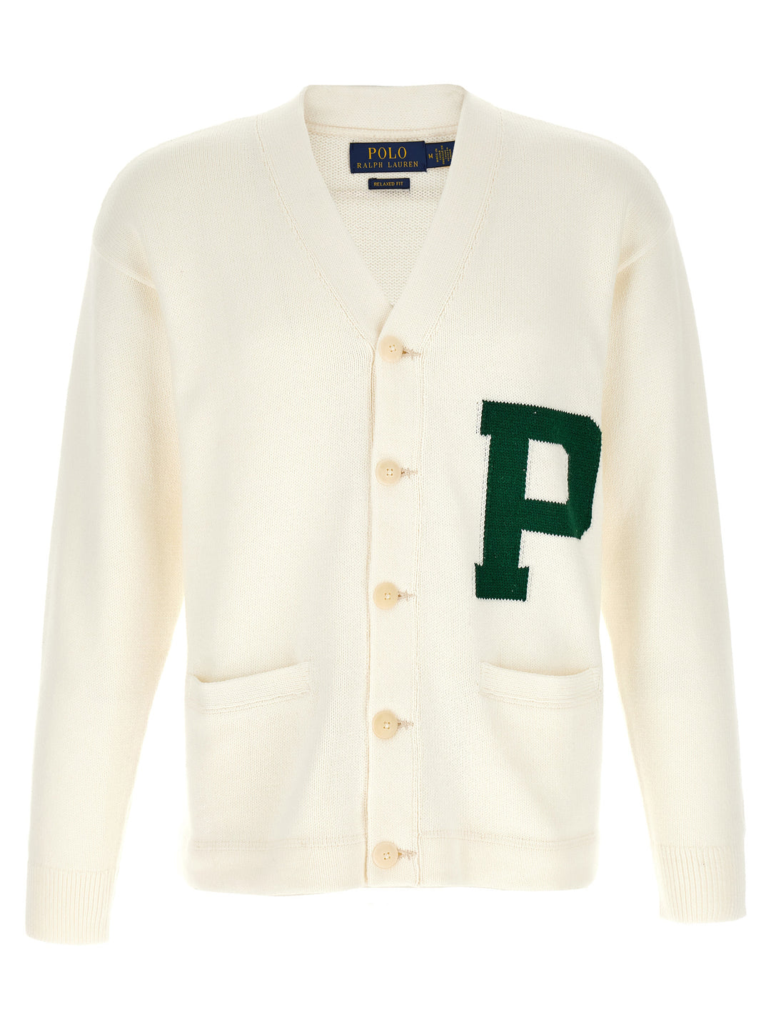 Polo Ralph Lauren Letter Intarsia Cardigan Sweaters and Cardigans - Green | 24f5cb3c782c28140ffa3067a98f4f1e2357d190
