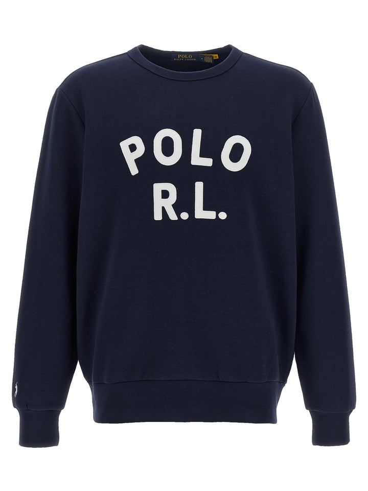 Polo Ralph Lauren Logo Sweatshirt - Blue | 466cb947a072a5e1bc5b2e03d64a16c0d79dfd79