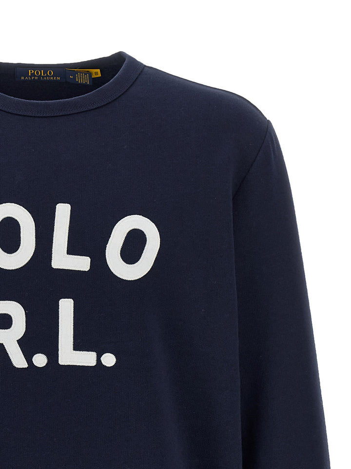 Polo Ralph Lauren Logo Sweatshirt - Blue | f93f8b1626d648845f01b85ea5b8e6f997e66326