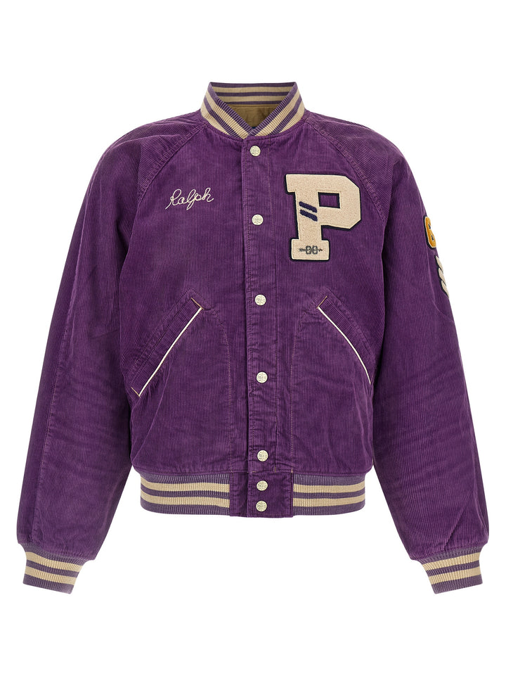 Polo Ralph Lauren Corduroy Jacket Puffer Jackets - Purple | 24328ed673f85df3ecf7dfd2873ab21e3a5d9c02