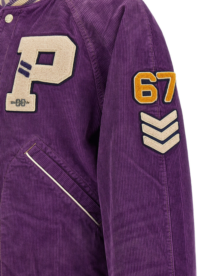 Polo Ralph Lauren Corduroy Jacket Puffer Jackets - Purple | 5c657901e76297fac8cf026354418543b793e56e