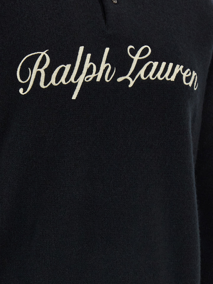 Polo Ralph Lauren Italic Logo  Shirt Polo - Black | db44991c9ad9d9e58516f148884ce3234eff7934