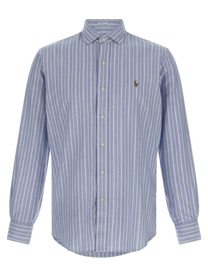 Polo Ralph Lauren Striped Shirt Shirt and Blouse - Light Blue | cdf44f7627346185f6a0bdb8e9d160549a4a2ad5