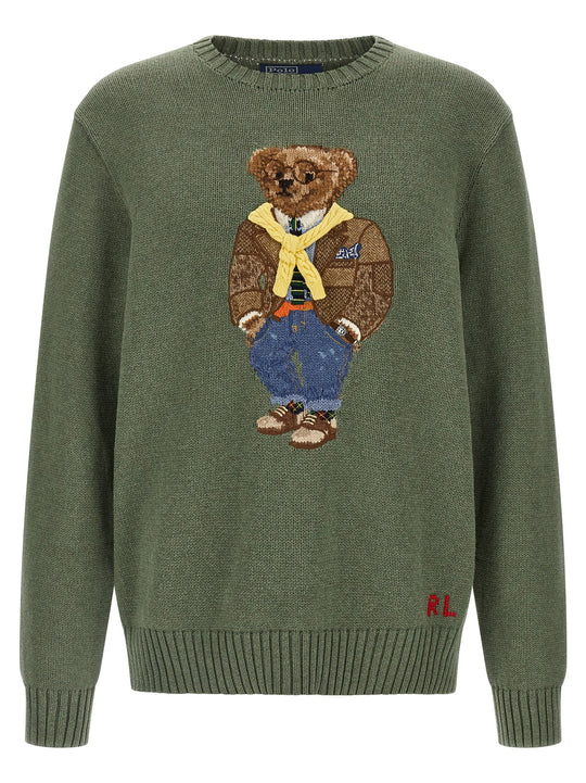 Polo Bear Sweaters And Cardigans Green