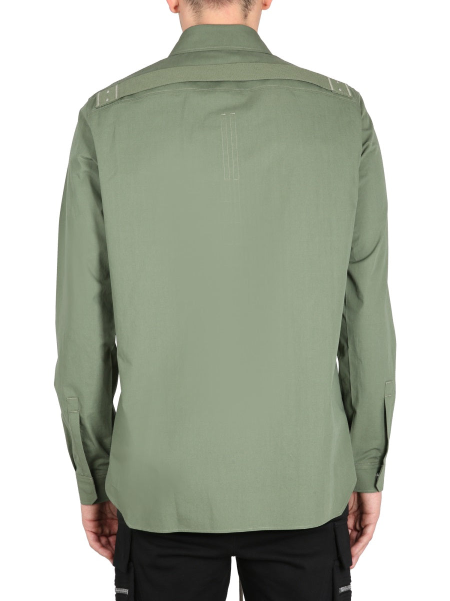 Rick Owens Shirts - Green | Wanan Luxury