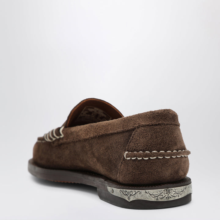 Sebago Brown Dan El Paso Loafers In Suede