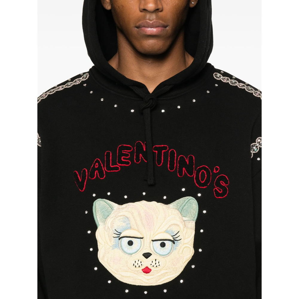 Valentino Sweatshirts - Black | 71e6f7258df9deddc9341f64a281854316be4b71