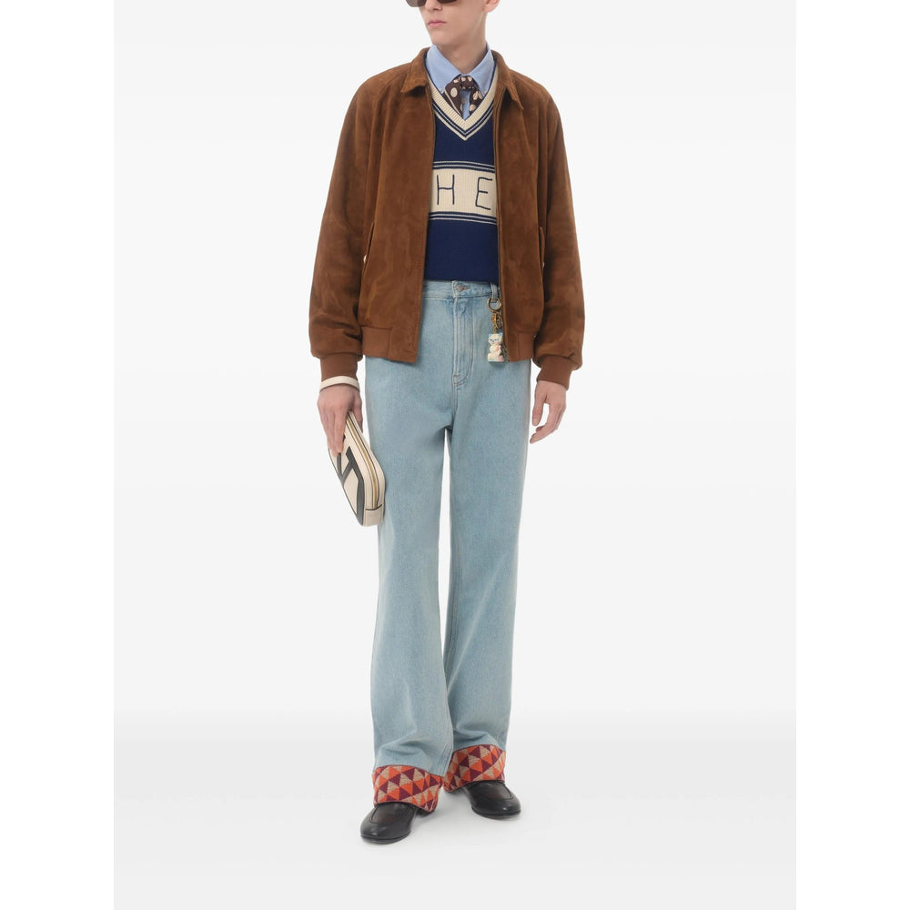 Valentino Sweaters - Blue, White | 3a14798a306f06f510940d3bade0f5b4d529dcce