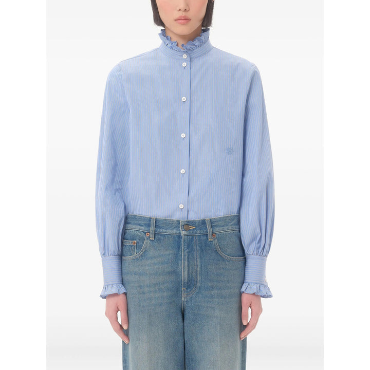 Valentino Shirts - Blue | 837209f0b6a26d7f7b5a2d4333643b3b93557397