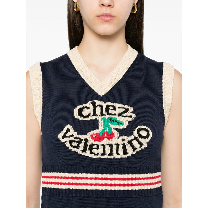 Valentino Tops - Blue, Neutral | 3012ad1c1e2a0fddec3ed7d1a820db70b5370501