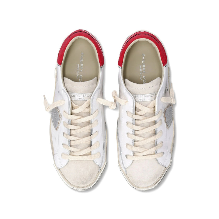 Philippe Model Sneakers - White, Red | 5075f505f478793a58780f5beb22aa4c945cfb9f