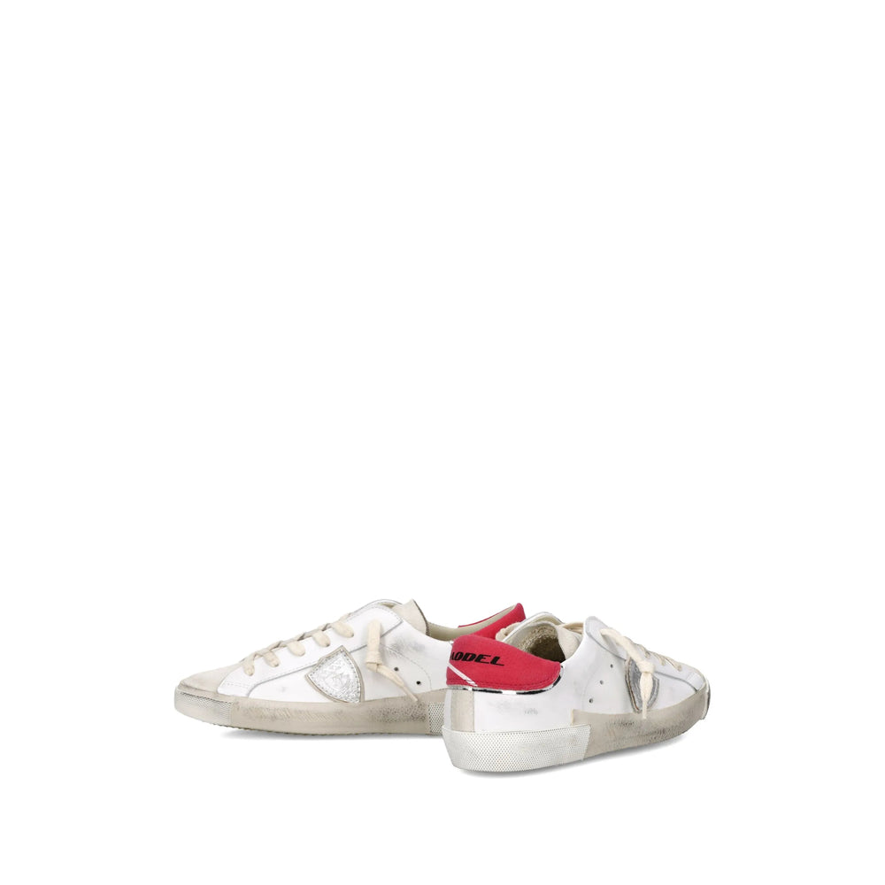 Philippe Model Sneakers - White, Red | 33e91ea08d5c90139ce5495d63f7119f13d6a2a8