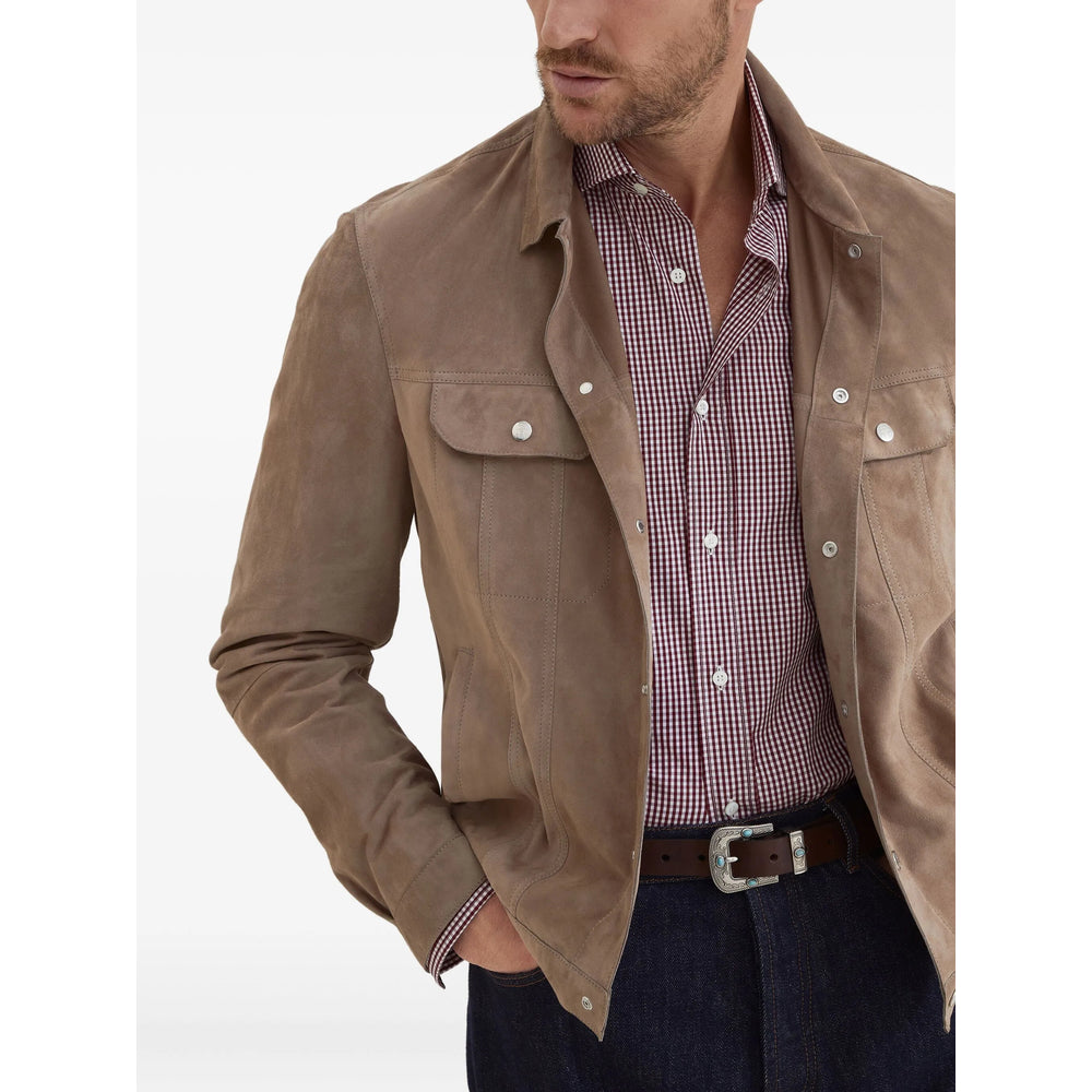 Brunello Cucinelli Shirts - Red, White | acabaef3b5fae4b0f8cc622cb260d7d456f79b96