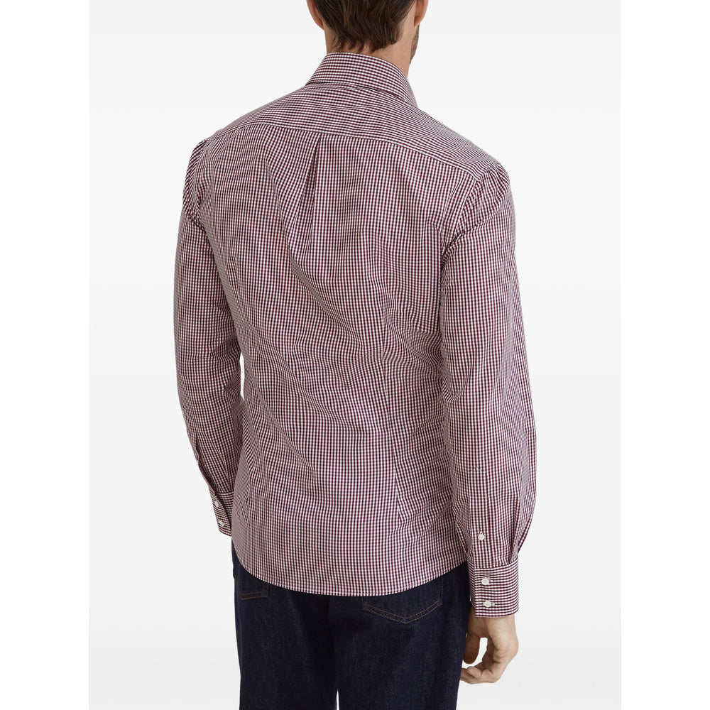 Brunello Cucinelli Shirts - Red, White | 9725cc49090c3e6837377835743cafdf92493792