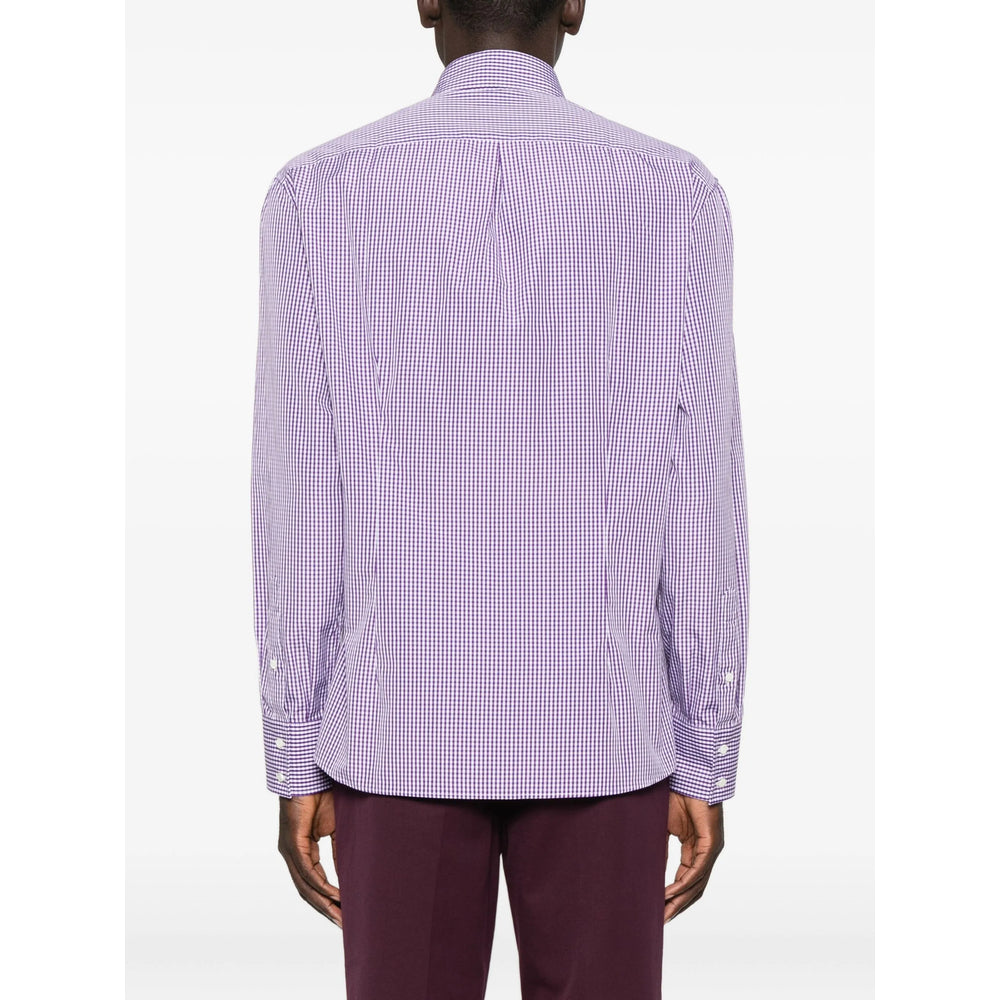 Brunello Cucinelli Shirts - Purple, White | 28f314356055ca0691716a603697bea5f720cb1b