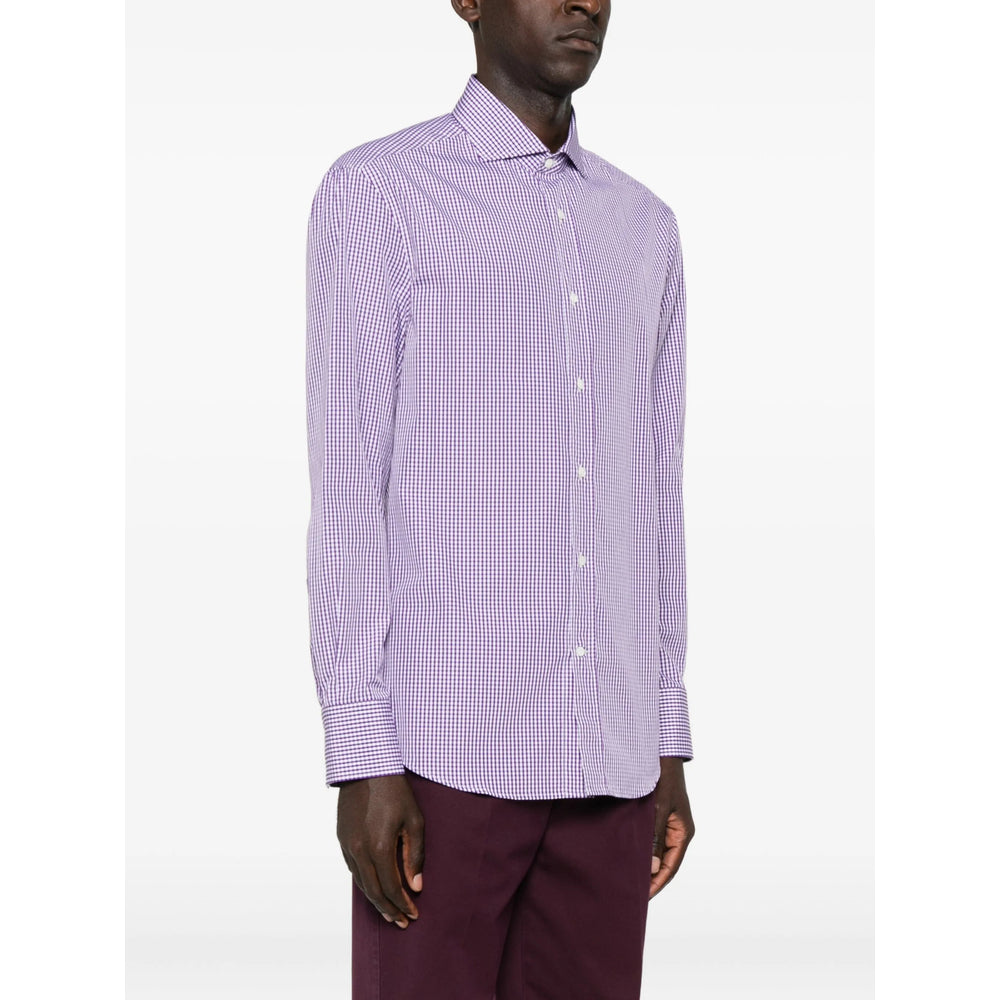Brunello Cucinelli Shirts - Purple, White | cc15571bf9b4779a6c7d758e8e4c766bc01e7c32