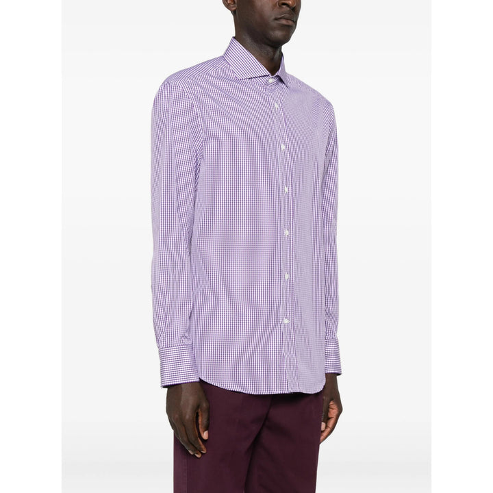 Brunello Cucinelli Shirts - Purple, White | cc15571bf9b4779a6c7d758e8e4c766bc01e7c32