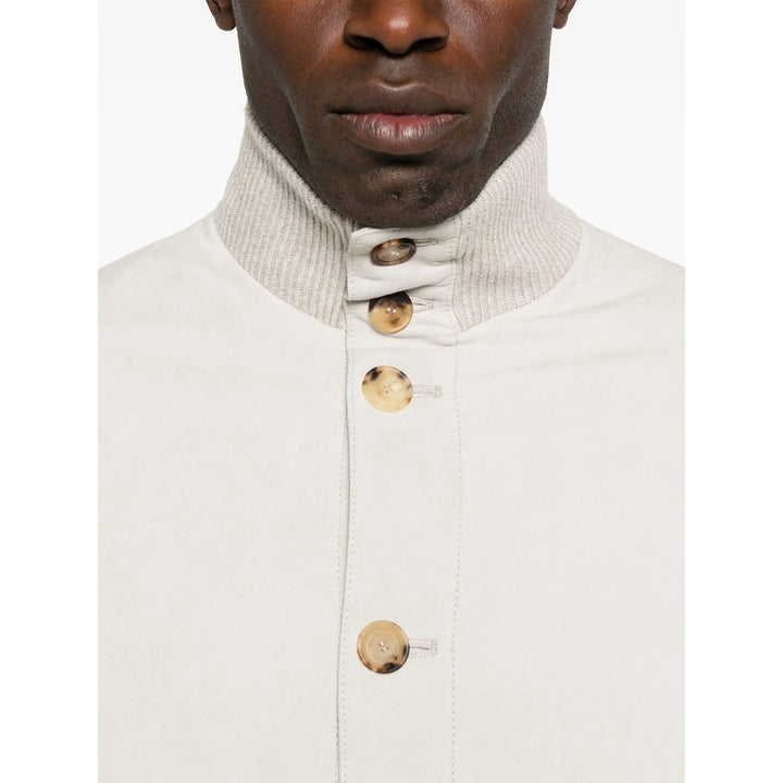 Brunello Cucinelli Leather Outerwears - Gray | 45b7fc55cfc49dec2fd4acde39438a995d308c12