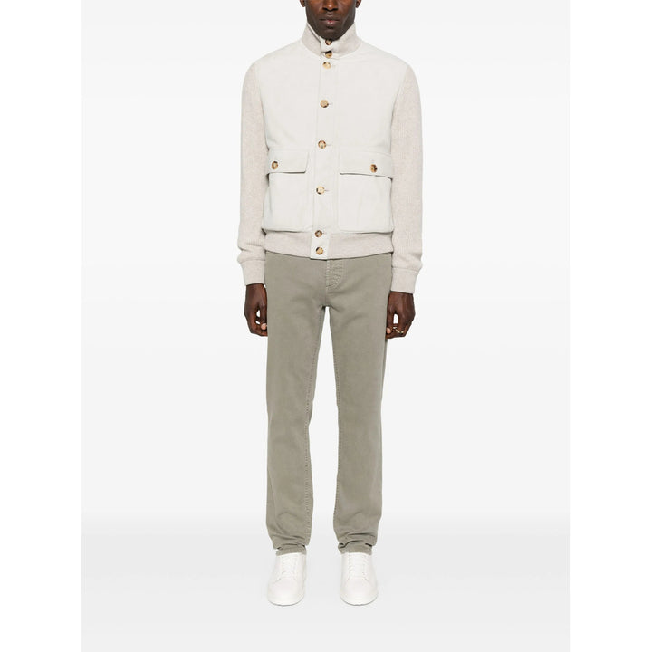 Brunello Cucinelli Leather Outerwears - Gray | 90116c9e197352d0b678e92c3142b02c251675c0