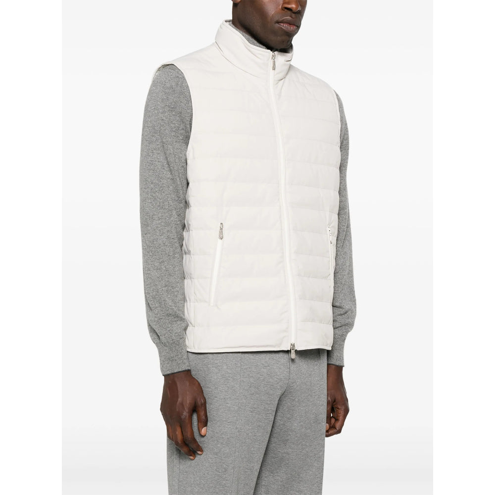 Brunello Cucinelli Outwear Waistcoats - Gray | 4011628202ef91956e0aaef4d3477653aa569561