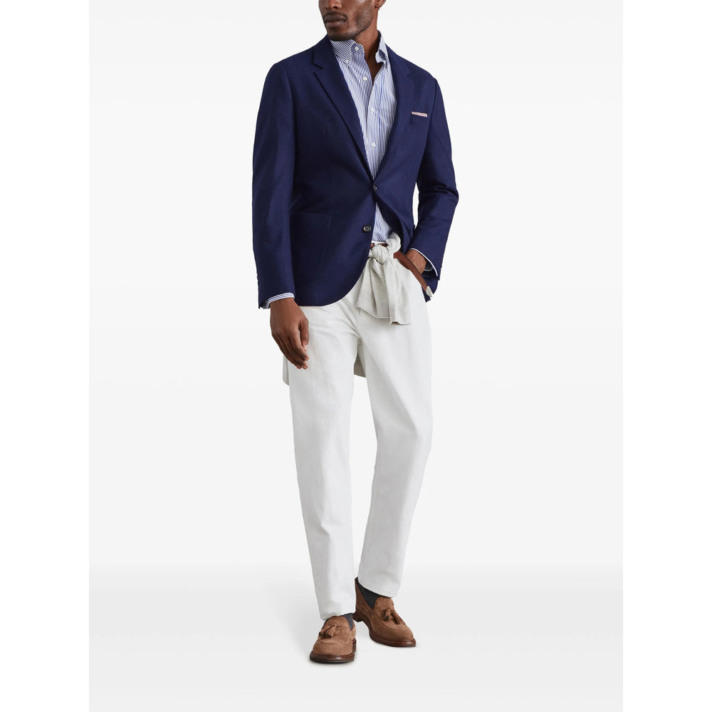 Brunello Cucinelli Jackets - Blue | 669e1d5374affc894b0fbcce03bbd067440fc71a