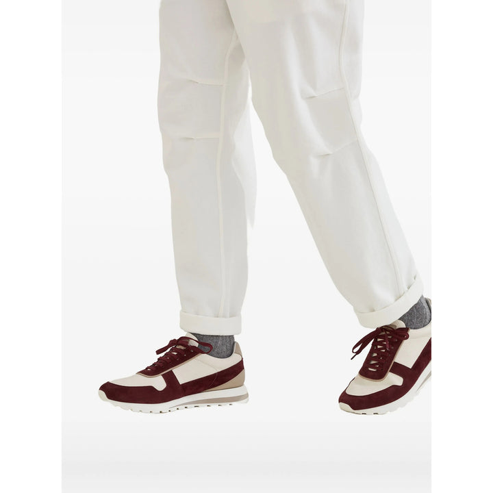 Brunello Cucinelli Sneakers - Neutral, Red | 7751afeced74d6cb109afb2f6db6d7758f1bf178