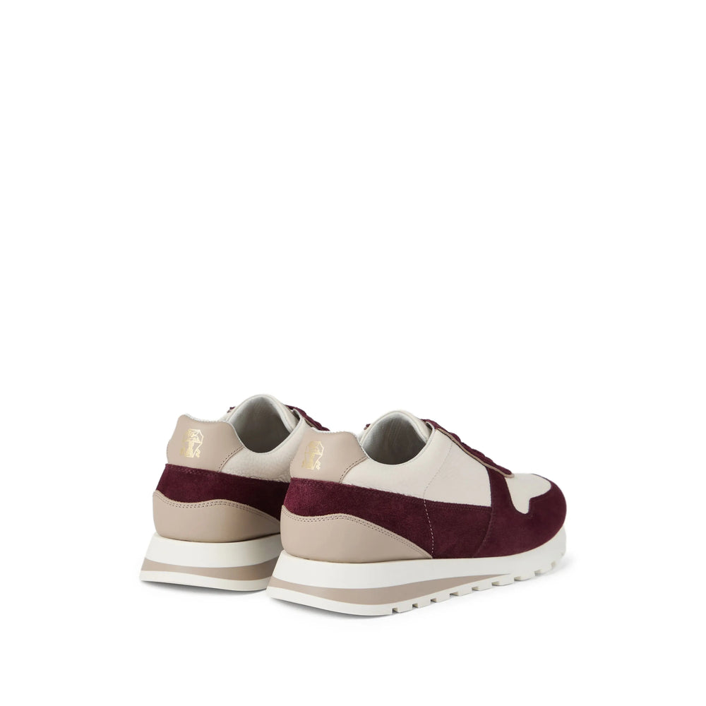 Brunello Cucinelli Sneakers - Neutral, Red | 43139e2dccf23bbc0b0009188cfd87995c9a9a88