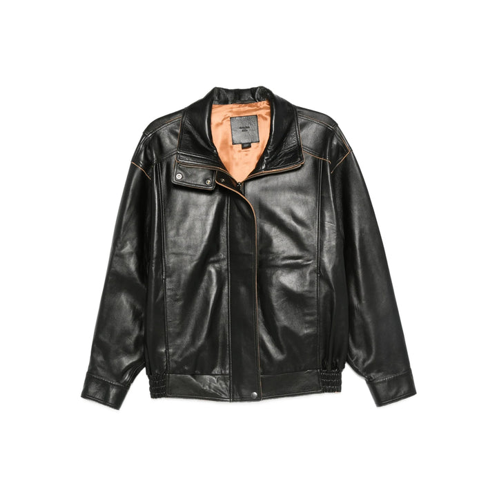 Calvin Klein Leather Outerwears - Black | b406e579cef4cffa0c51c0976f3390dd697415a6