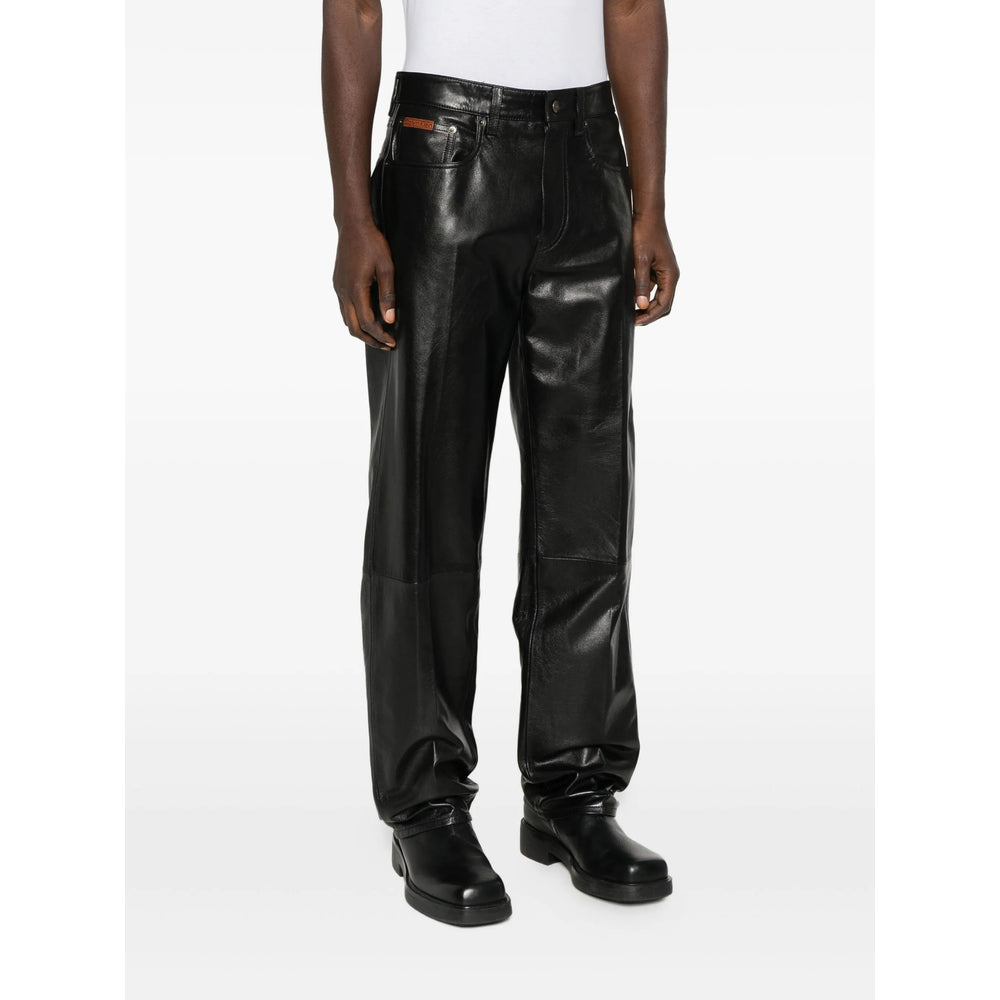 Calvin Klein Leather Pants - Black | cb258717cd4381cd4bf849da192d7fff3f1f7418