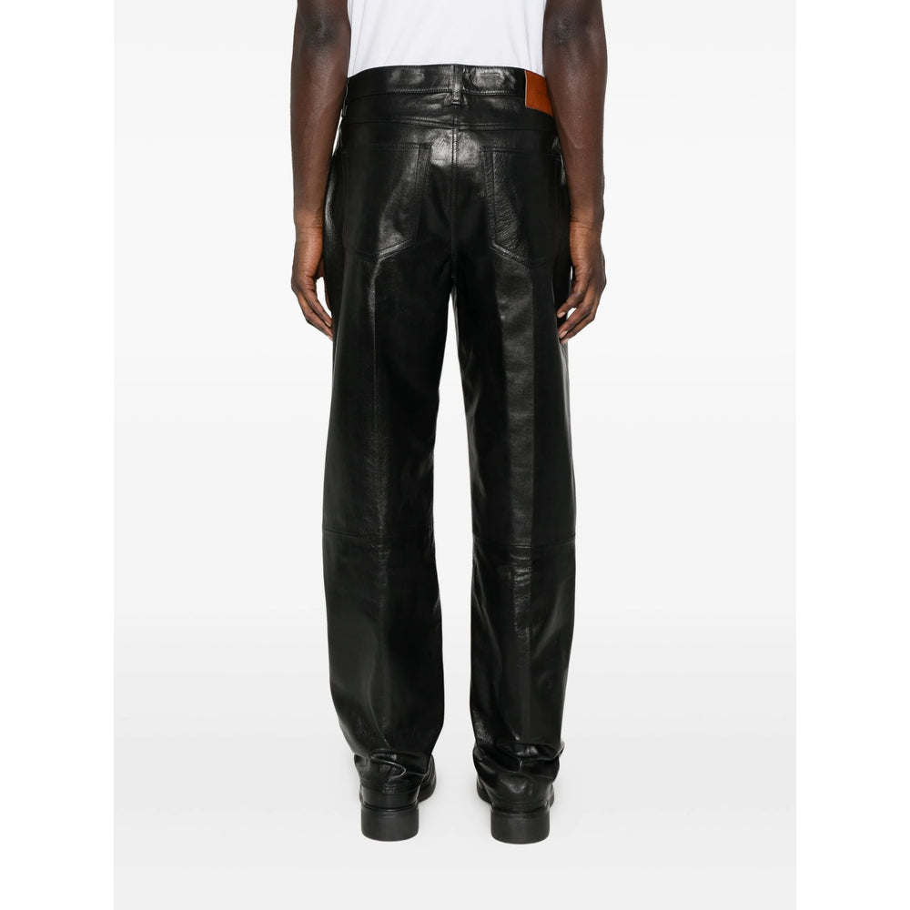 Calvin Klein Leather Pants - Black | a552bb31eb422fbe3e541922fe6b9f4bdc363e97