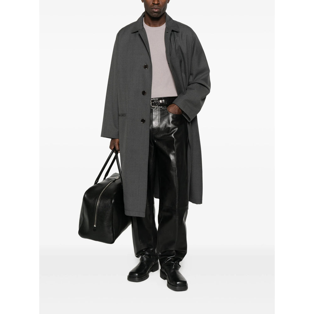 Calvin Klein Leather Pants - Black | 6e474c240de153621d069617fe3abd0d7883bb93