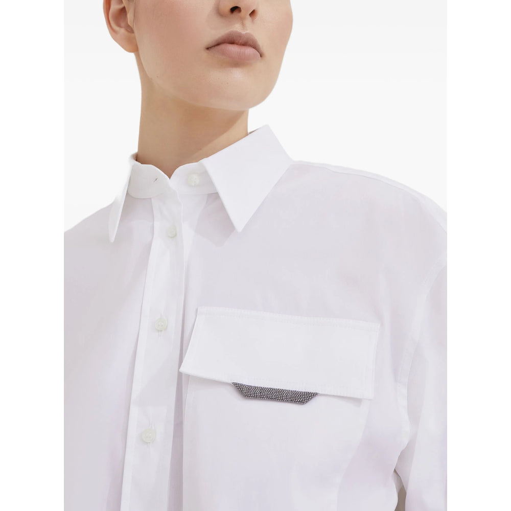 Brunello Cucinelli Shirts - White | aec08c810c736b2dee1a64eef5690479435a7aa1