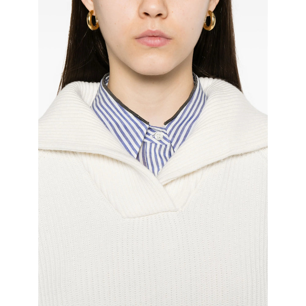 Brunello Cucinelli Sweaters - White | 1528de135aa166e861a52ecc20efd66da5f44eb0