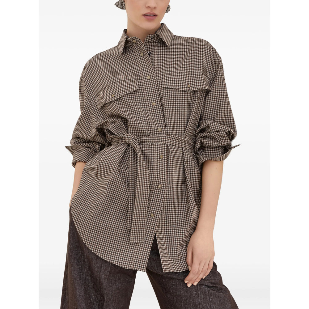Brunello Cucinelli Shirts - Brown | 832979790bad8f2a23dad71e43f34b792fa0f368