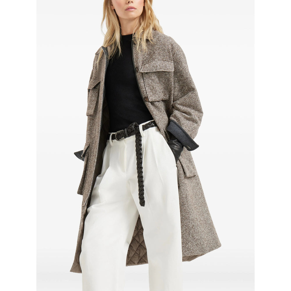 Brunello Cucinelli Coats - Brown | f0fdcd8abe76ff224ad2570ac0ef5fed7c1d5e9d