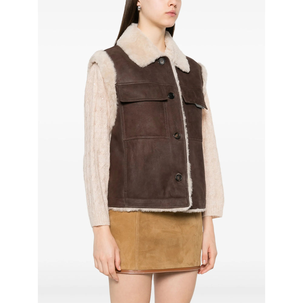 Brunello Cucinelli Waistcoats - Brown | 06bc6ab0348d042ea780134ac429b767c73406e3